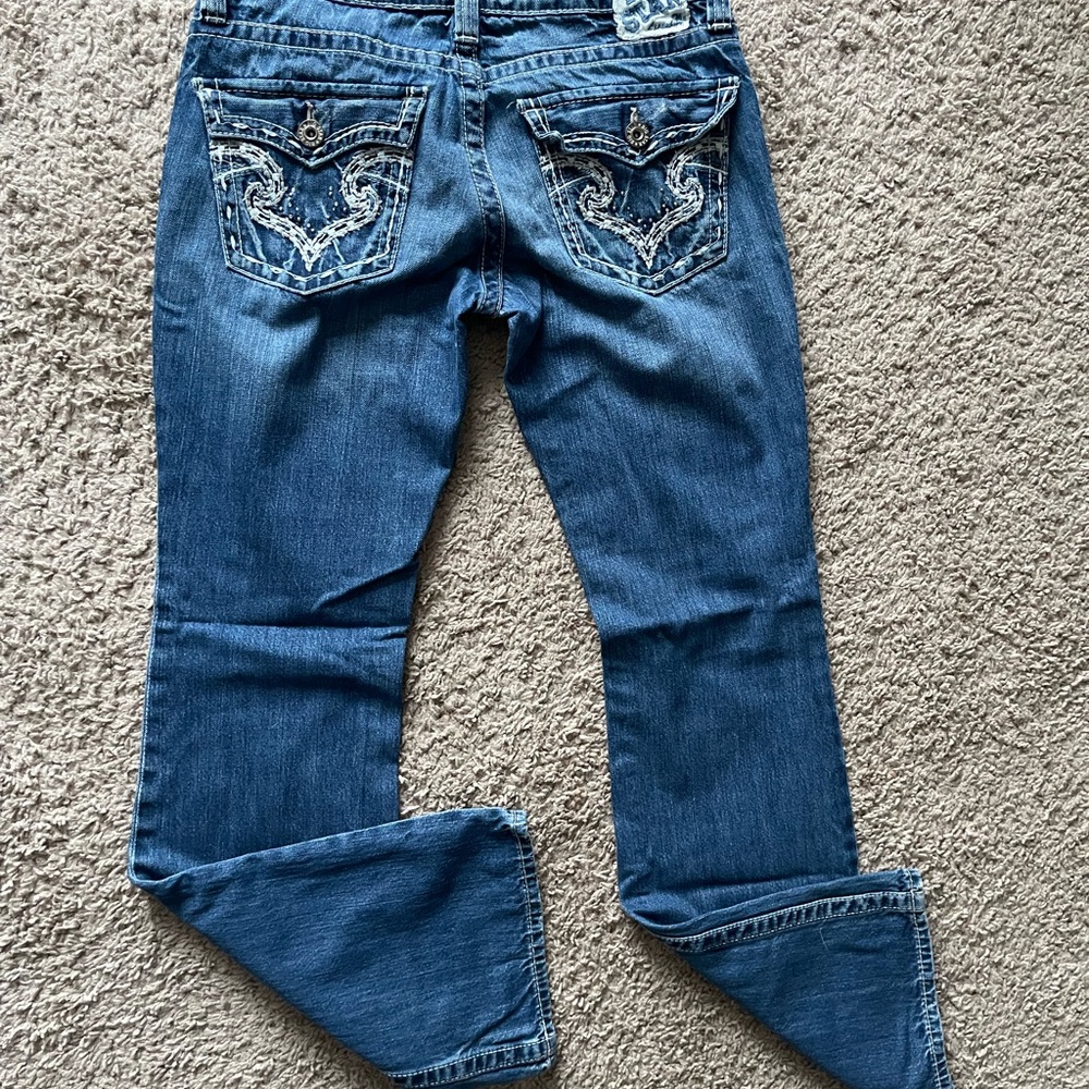 Big Star Women's Boot Cut Jeans in Classic Blue